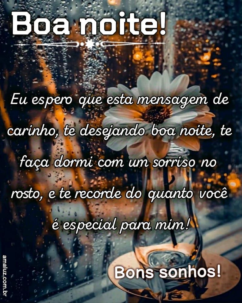 uma linda noite carinhosa pra você