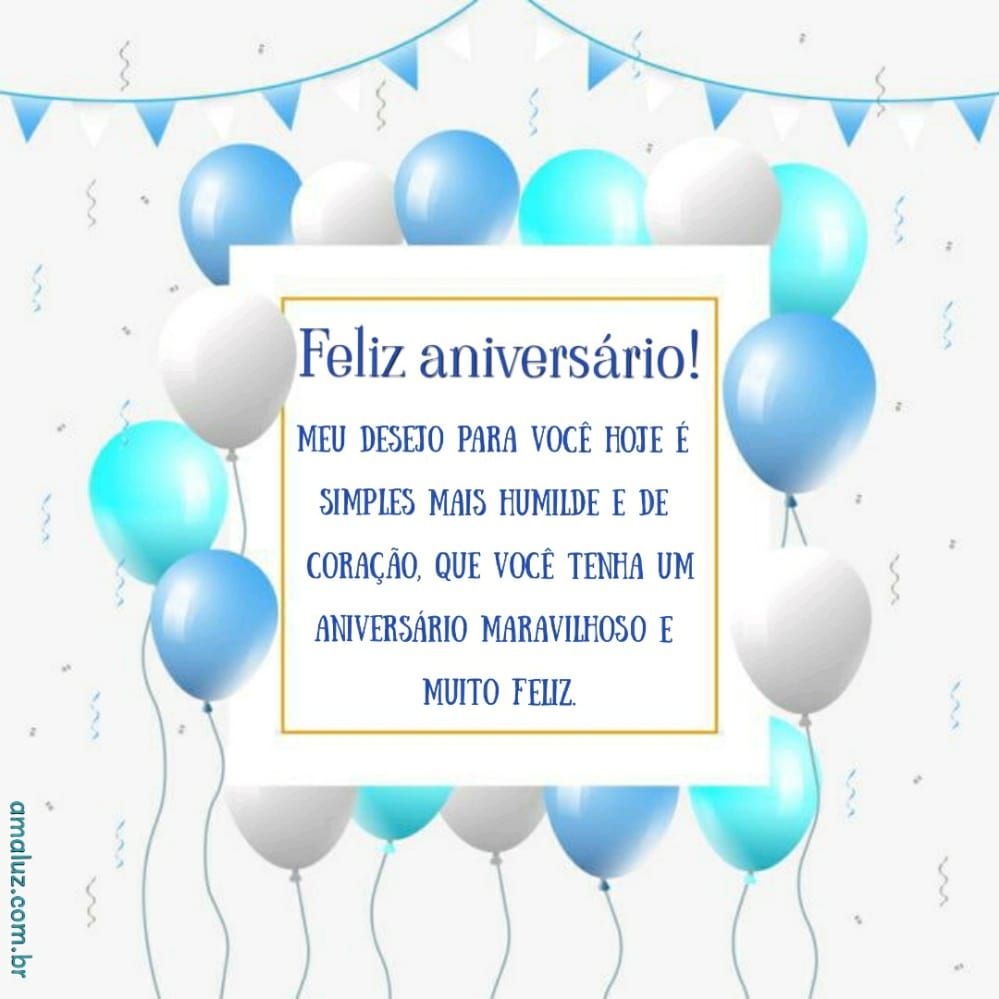 uma mensagem de feliz aniversario emocionante
