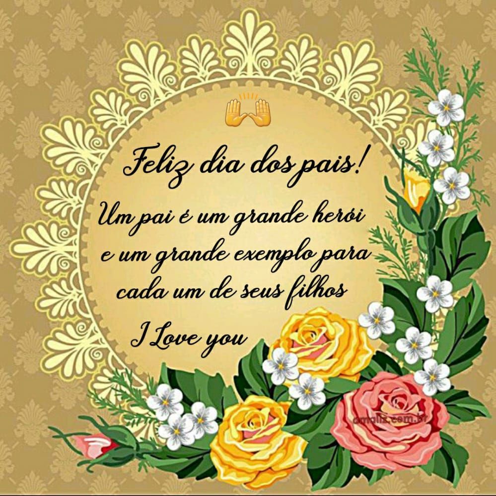 uma mensagem de feliz dia dos pais para seu papai