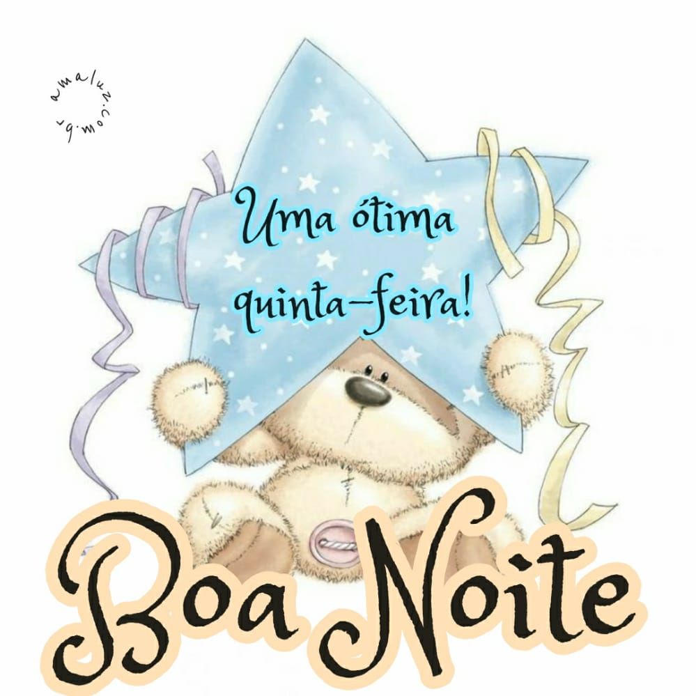 Boa noite e uma ótima quinta feira
