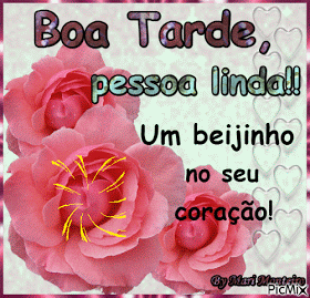Boa tarde pessoa linda que essa gifi animada chegue ate a você
