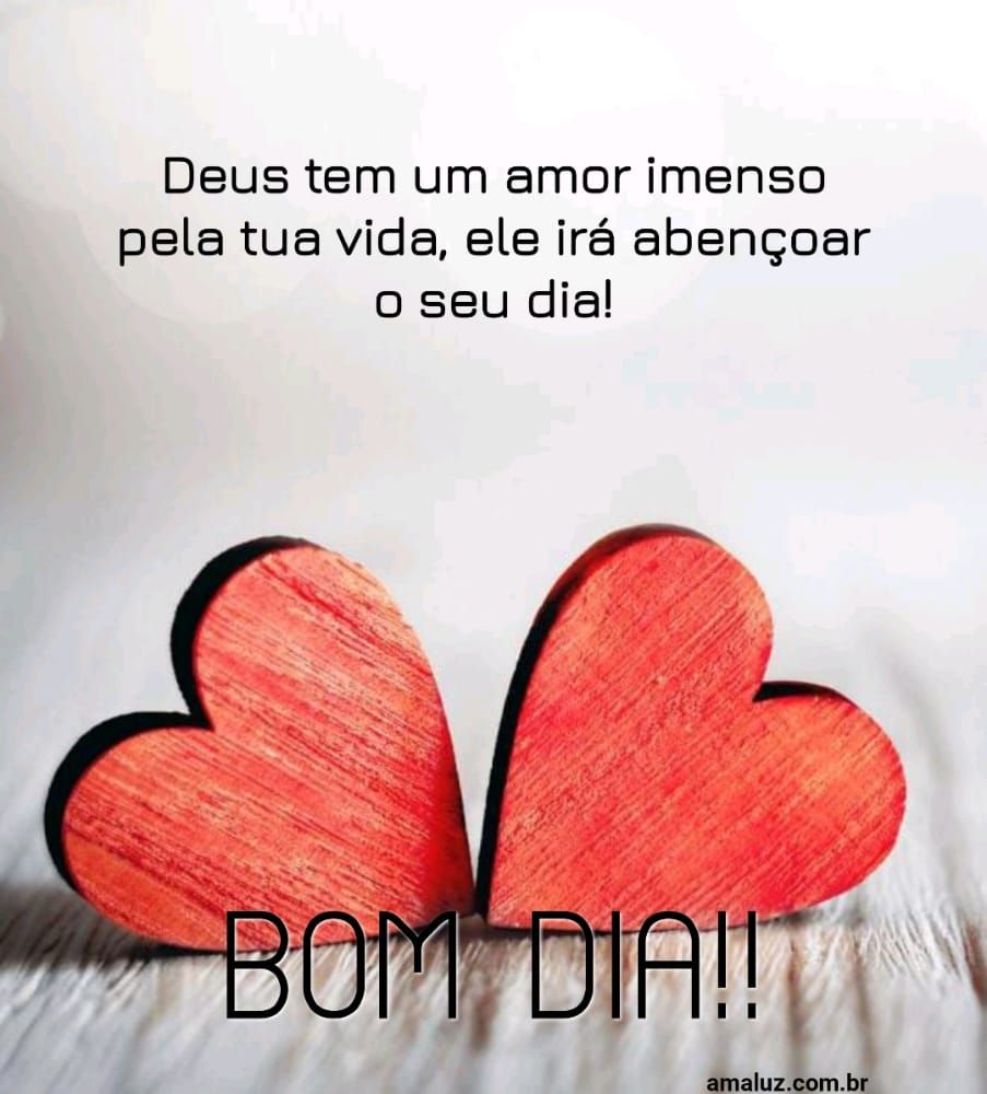 Bom dia com as bençãos e a paz de Deus