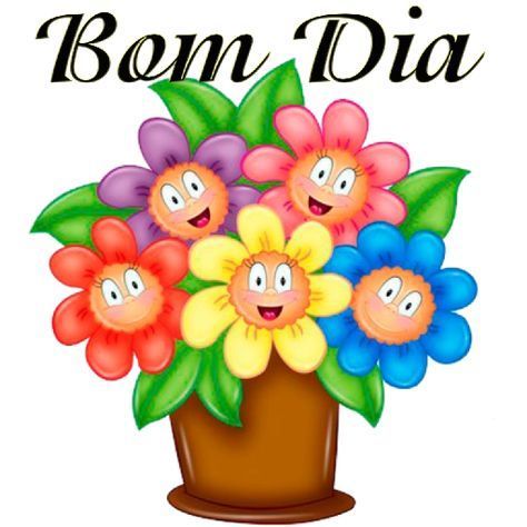 Bom dia com flor