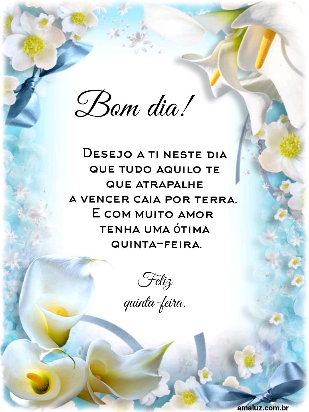 Bom dia desejo a ti neste dia que você vença