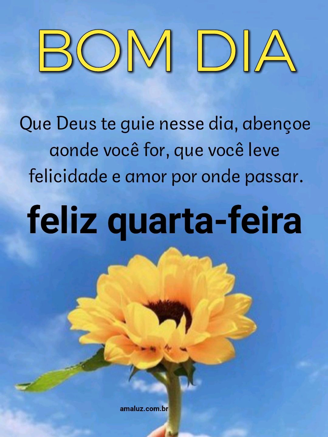 Bom dia que Deus te guie