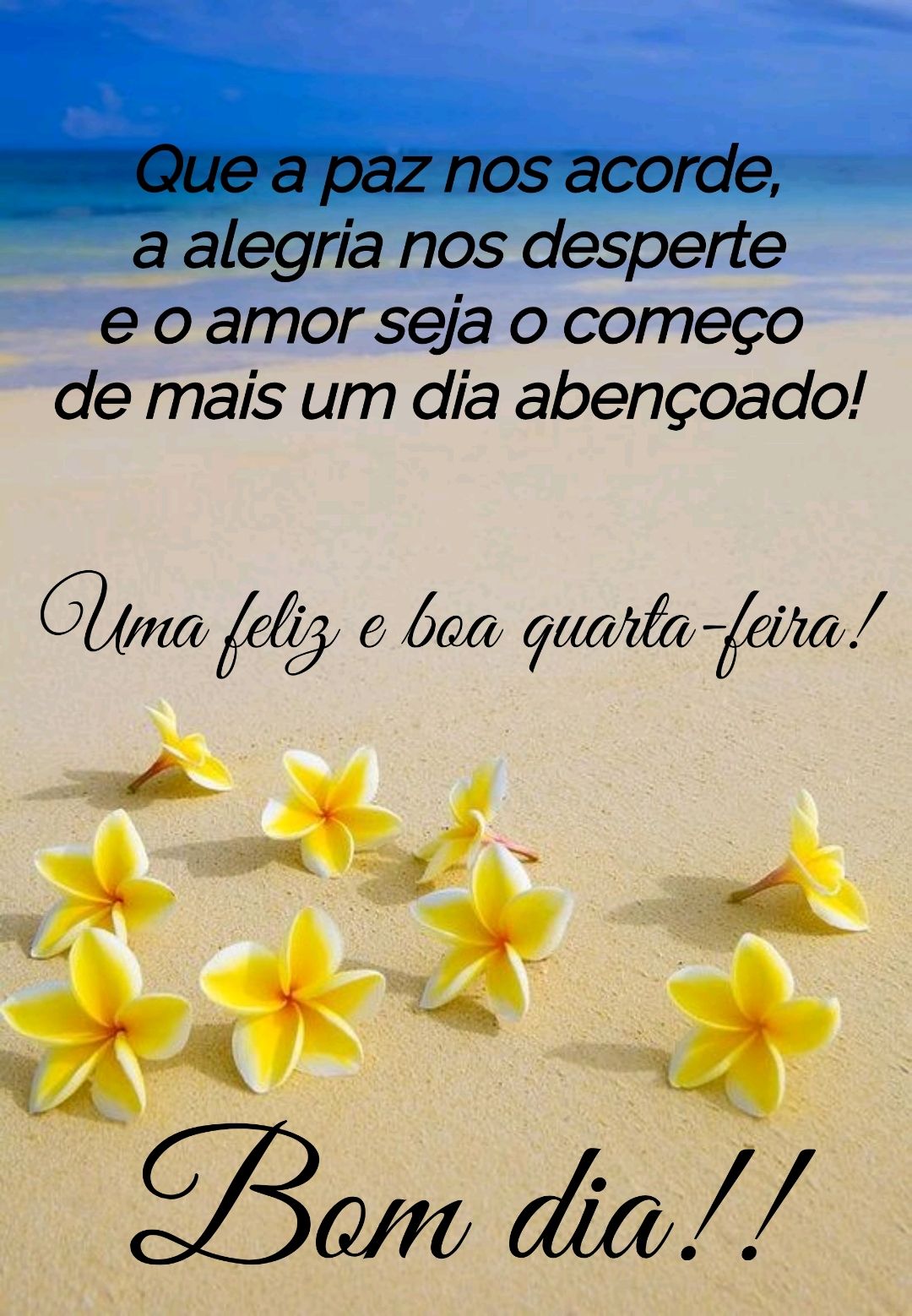 Bom dia com paz.