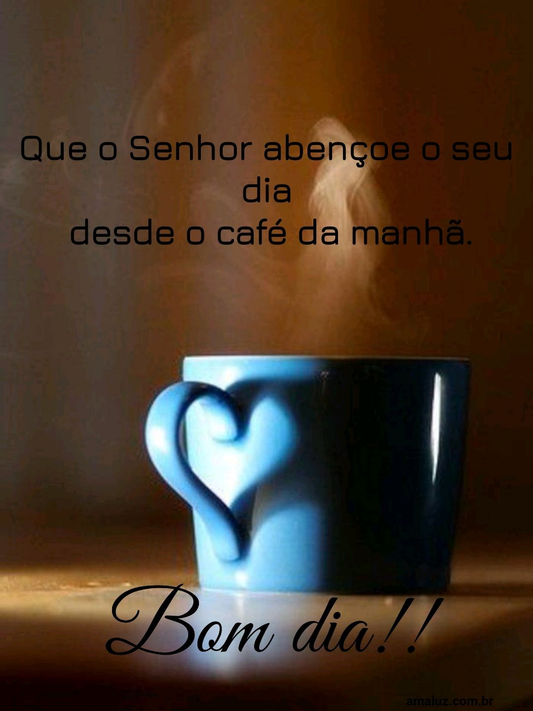 Bom dia, que o Senhor abençoe seu dia.