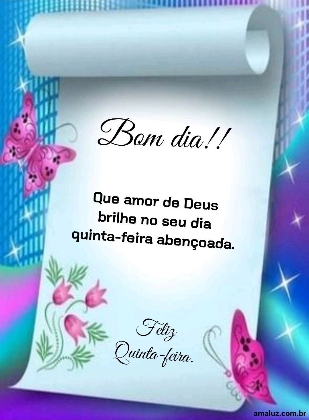 Bom da que o amor de Deus brilhe.