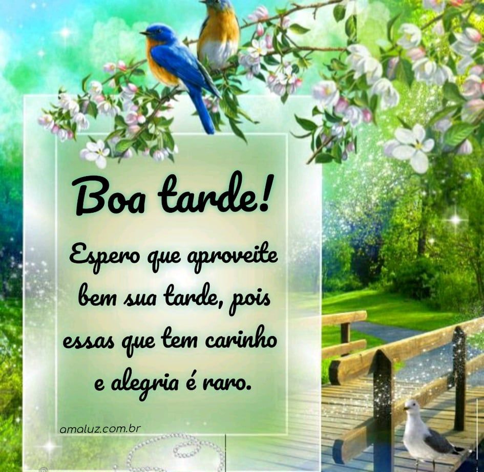 Bom tarde com uma paisagem muito linda