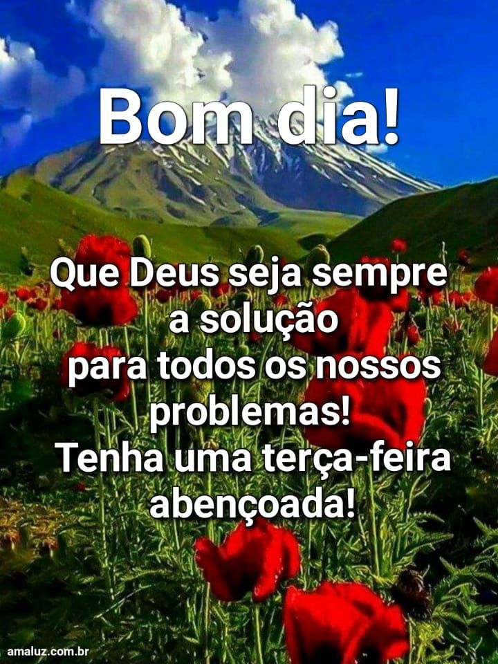 Deus e a solução da problemas bom dia