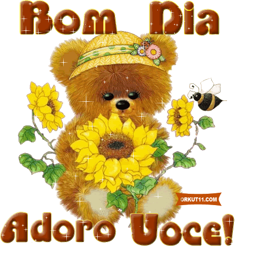 Gifs de bom dia adoro você 