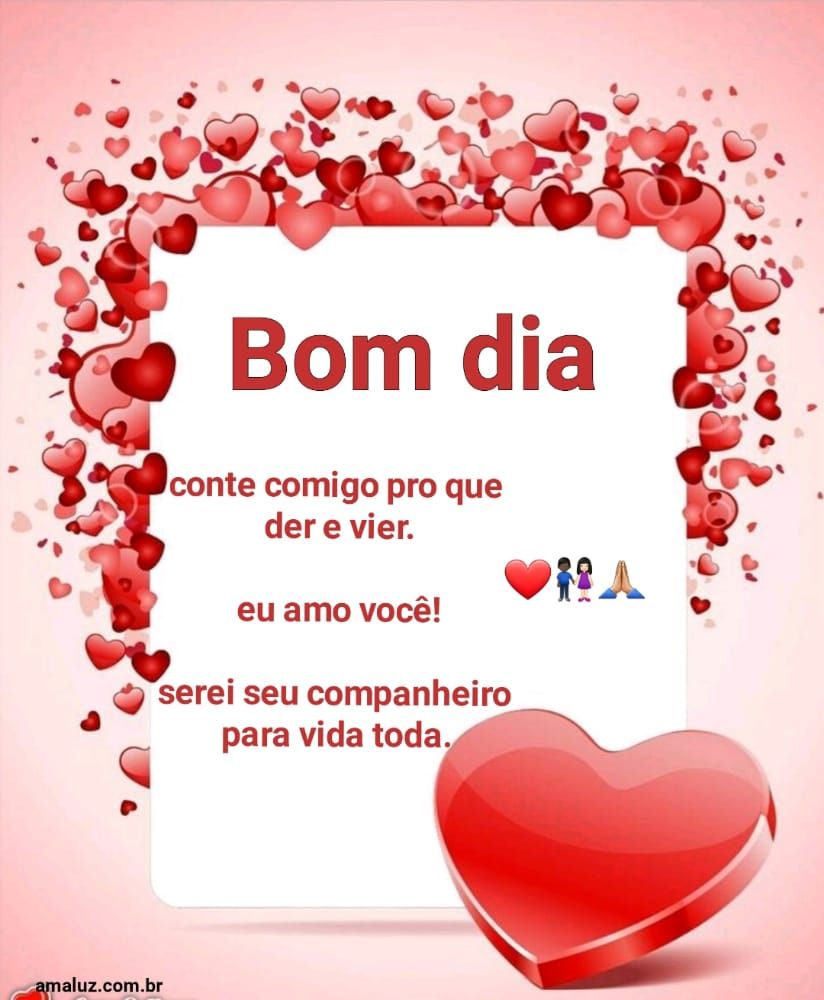 Sempre serei seu companheiro bom dia
