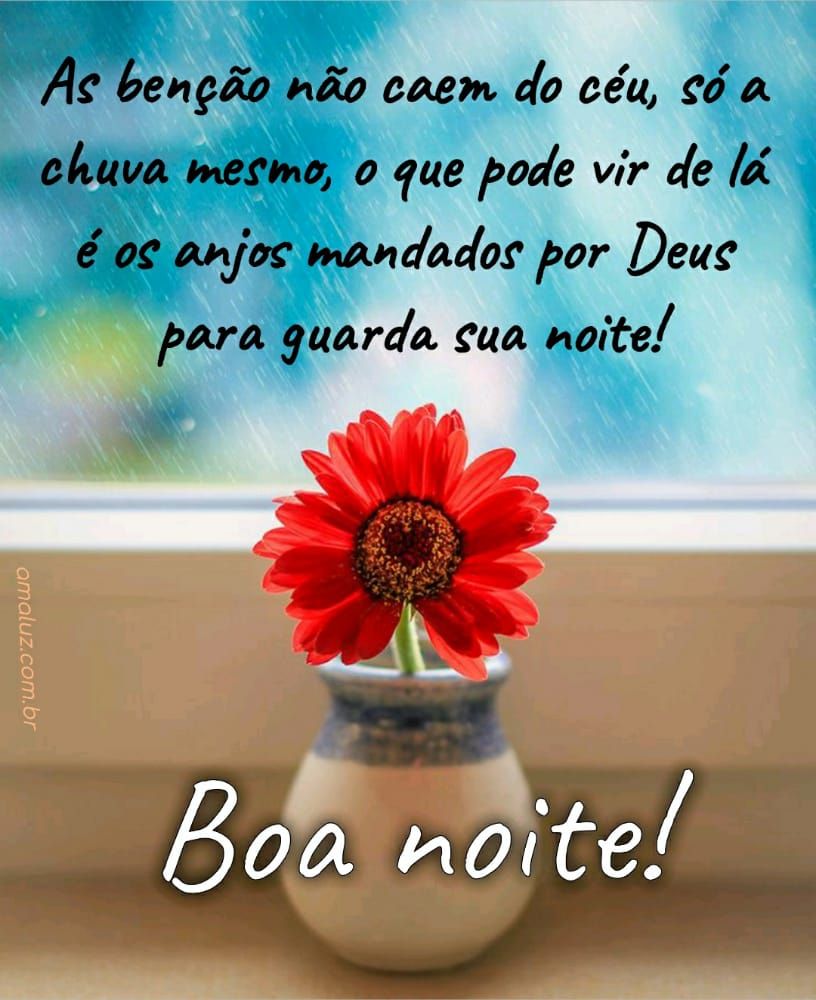 as benção não caem do céu só a chuva mesmo boa noite