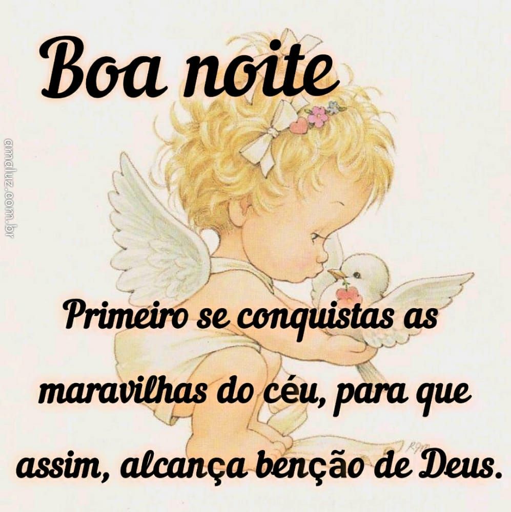 boa noite alcançe as benção de deus
