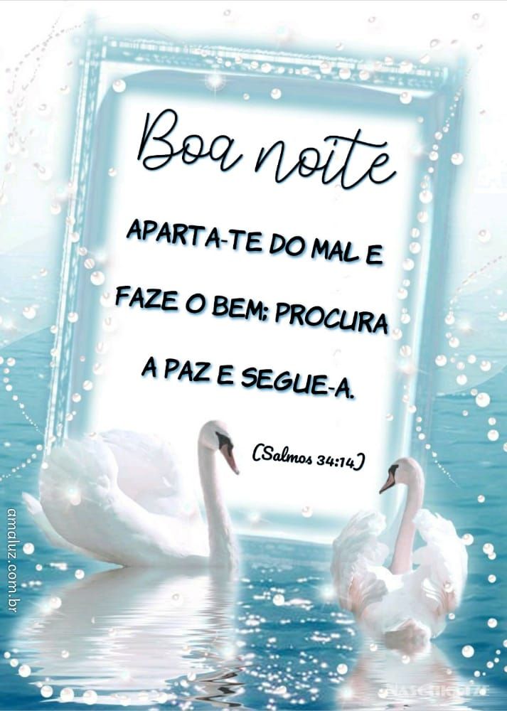 boa noite aparta te do mal e a faze o bem