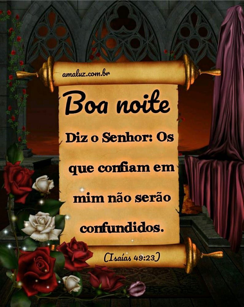 boa noite com mensagem da bíblia