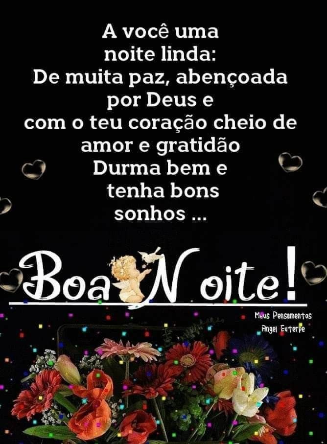 boa noite com uma imagem bonita