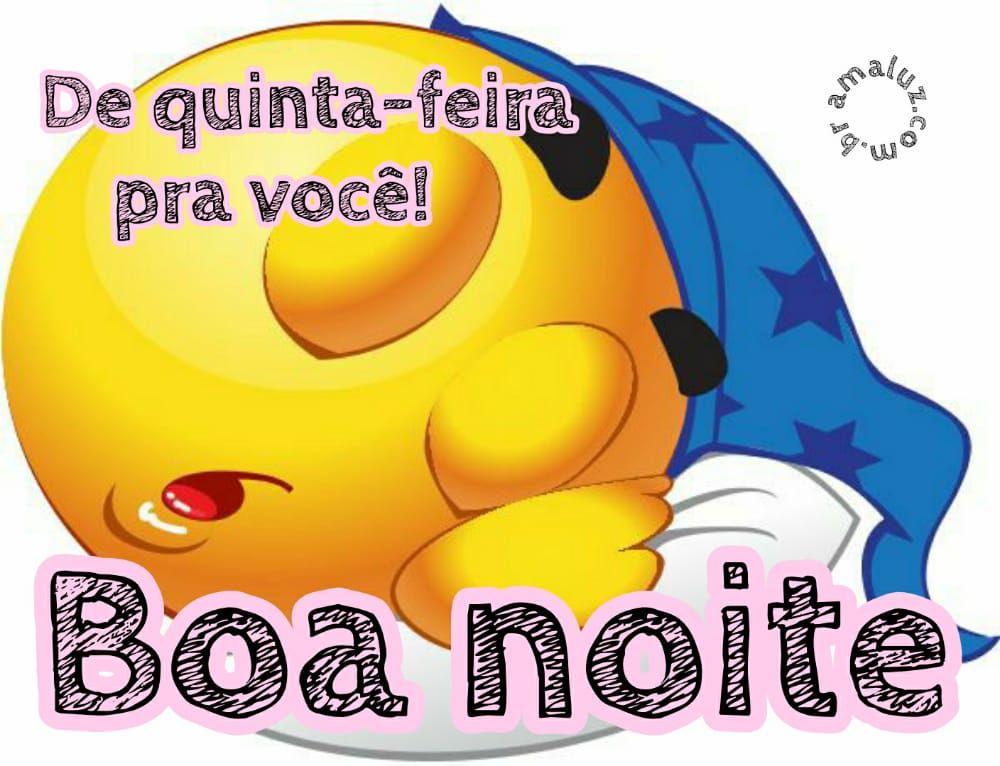 boa noite de quinta feira pra você