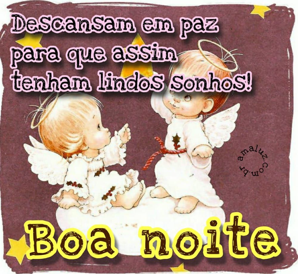 boa noite descansam em paz para terem lindos sonhos