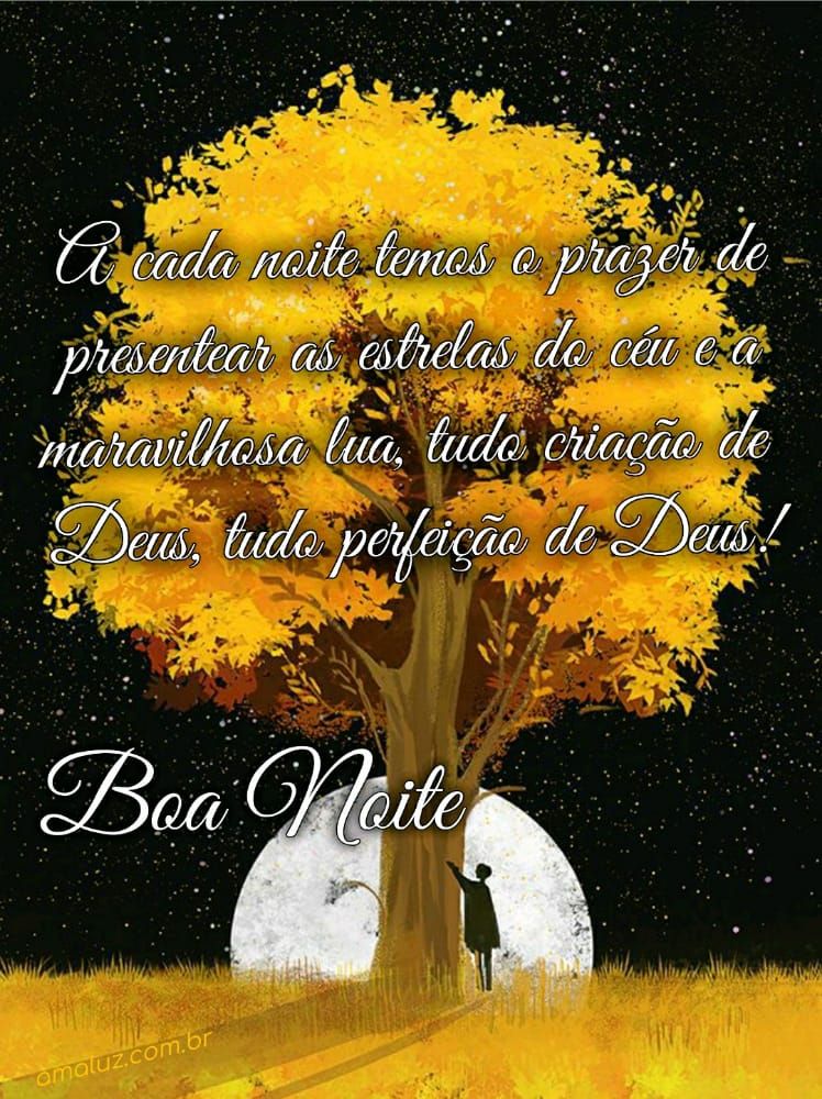 boa noite feliz quarta feira com perfeição de deus