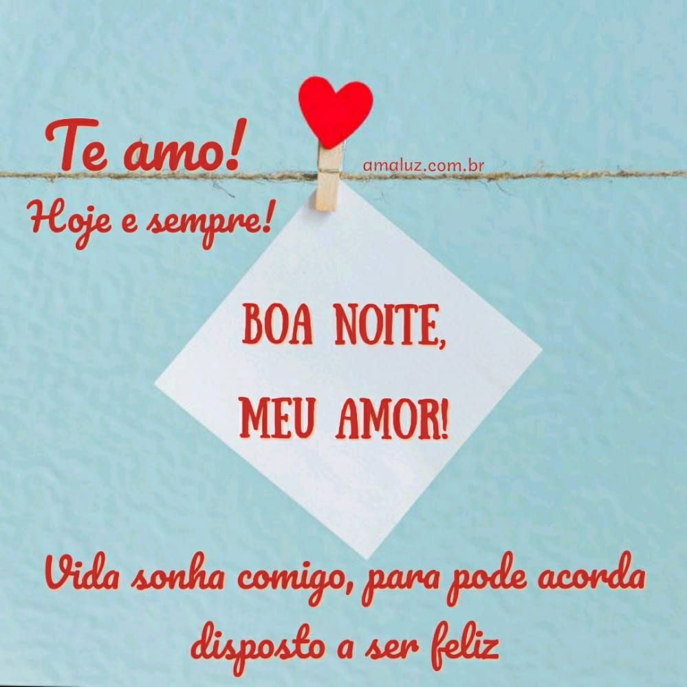 boa noite meu amor te amo hoje e sempre imagem