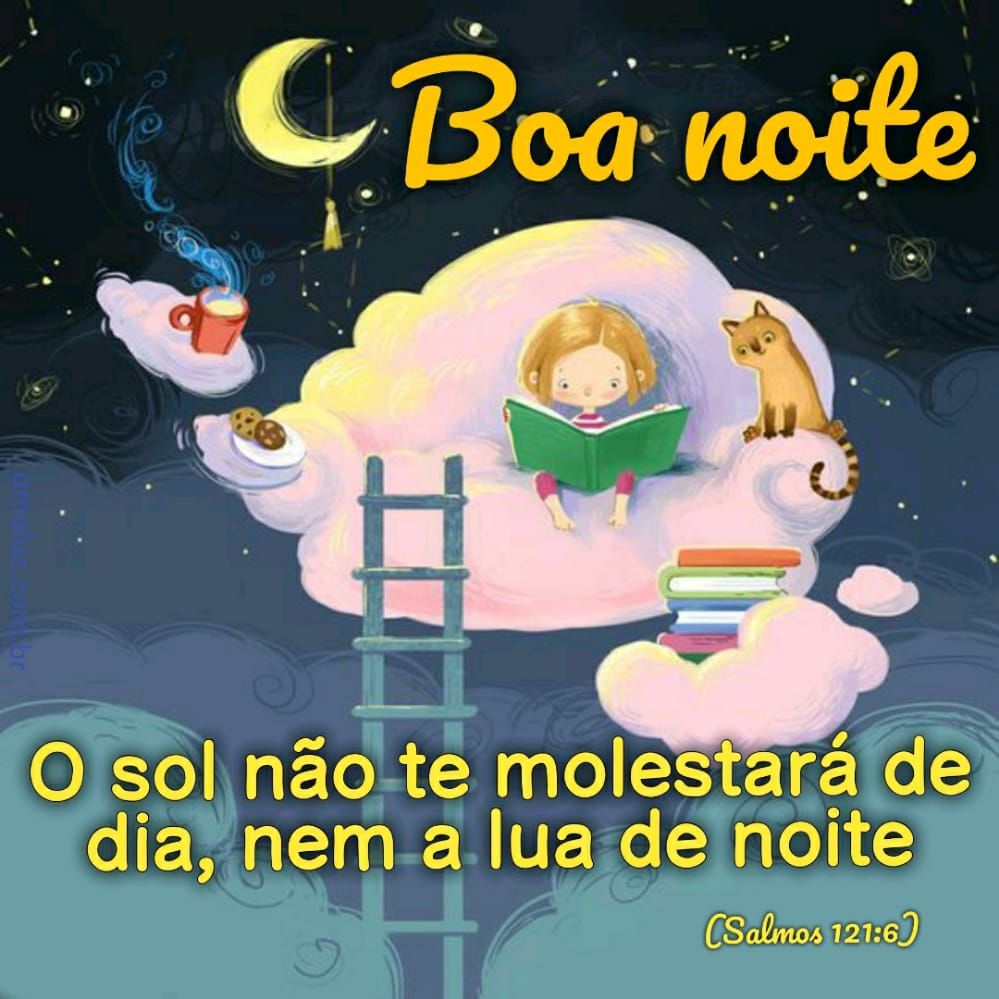 boa noite o sol não te molesterá nem de dia nem de noite