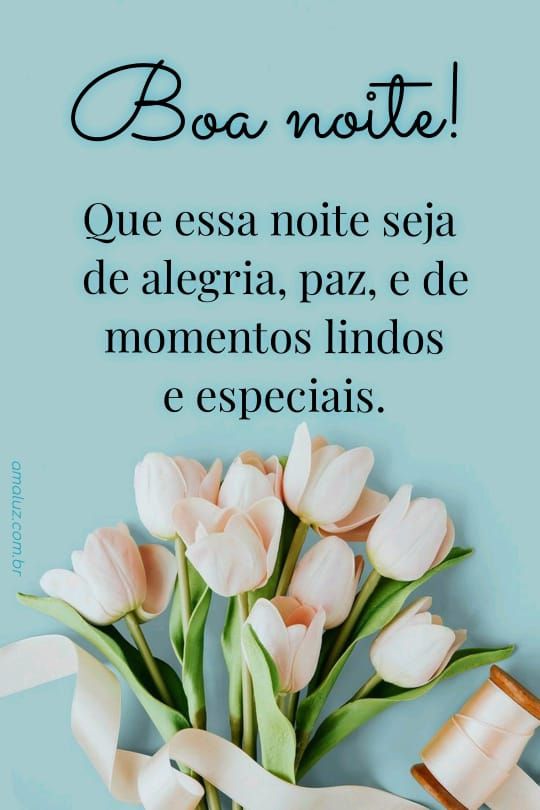 boa noite que essa noite seja de alegria