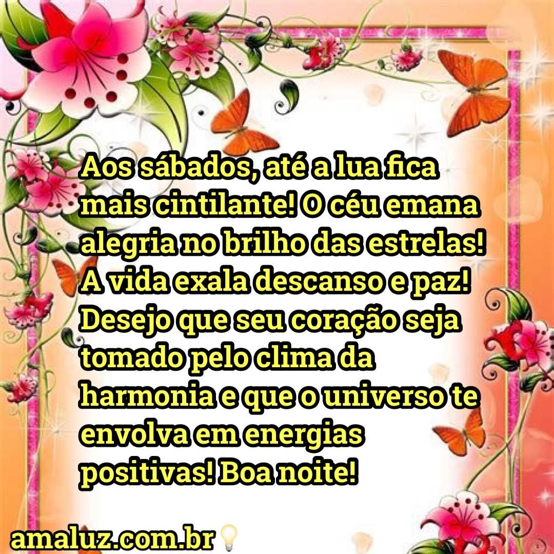 boa noite sábado