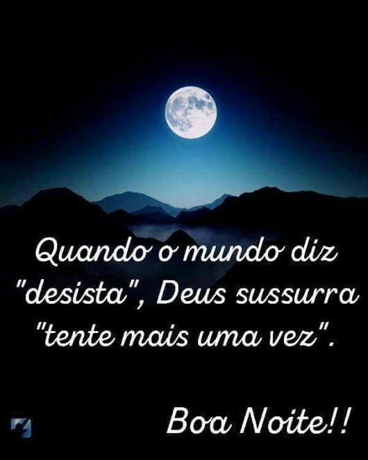 boa noite tente mais uma vez