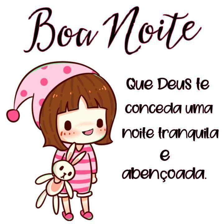 boa noite tranquila e abençoada