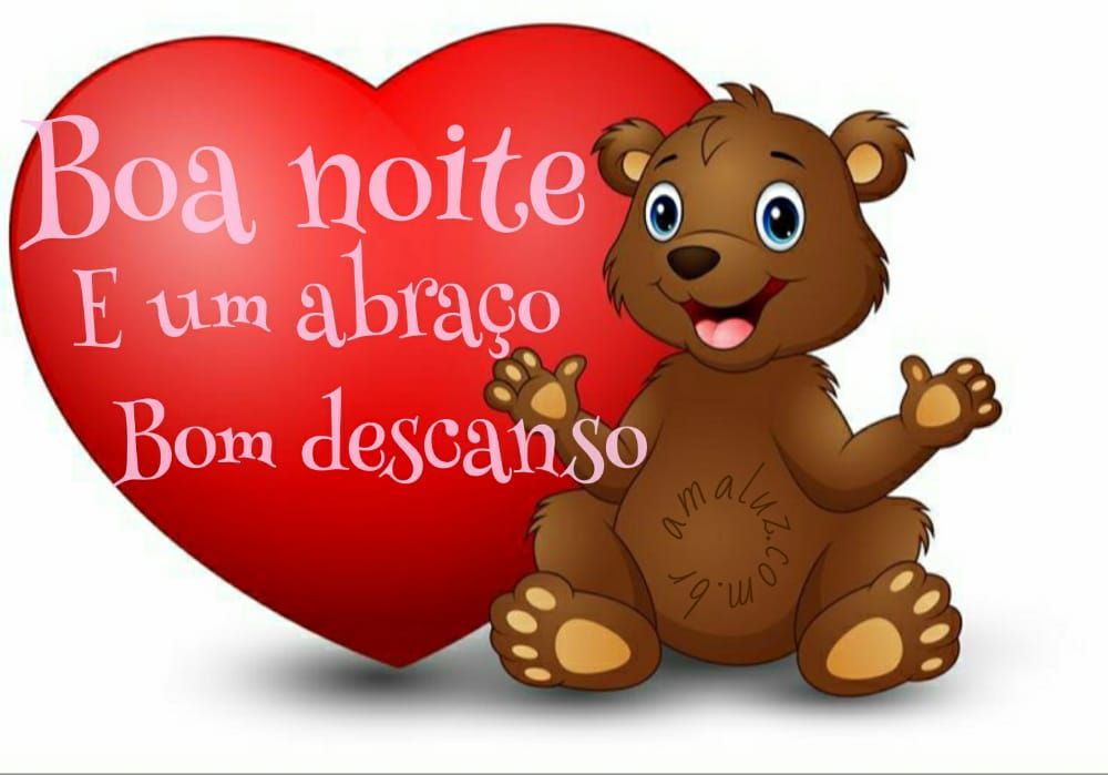 boa noite um abraço bom descanso