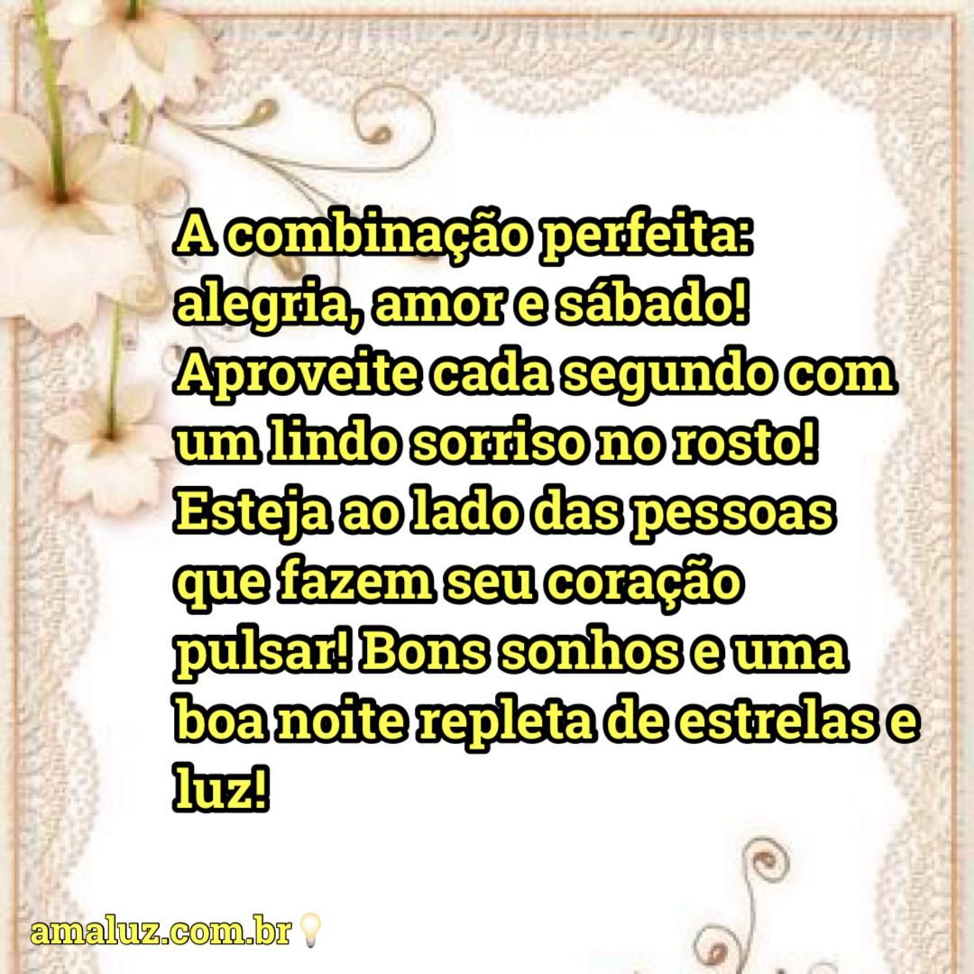 bons sonhos e uma noite repleta de luz