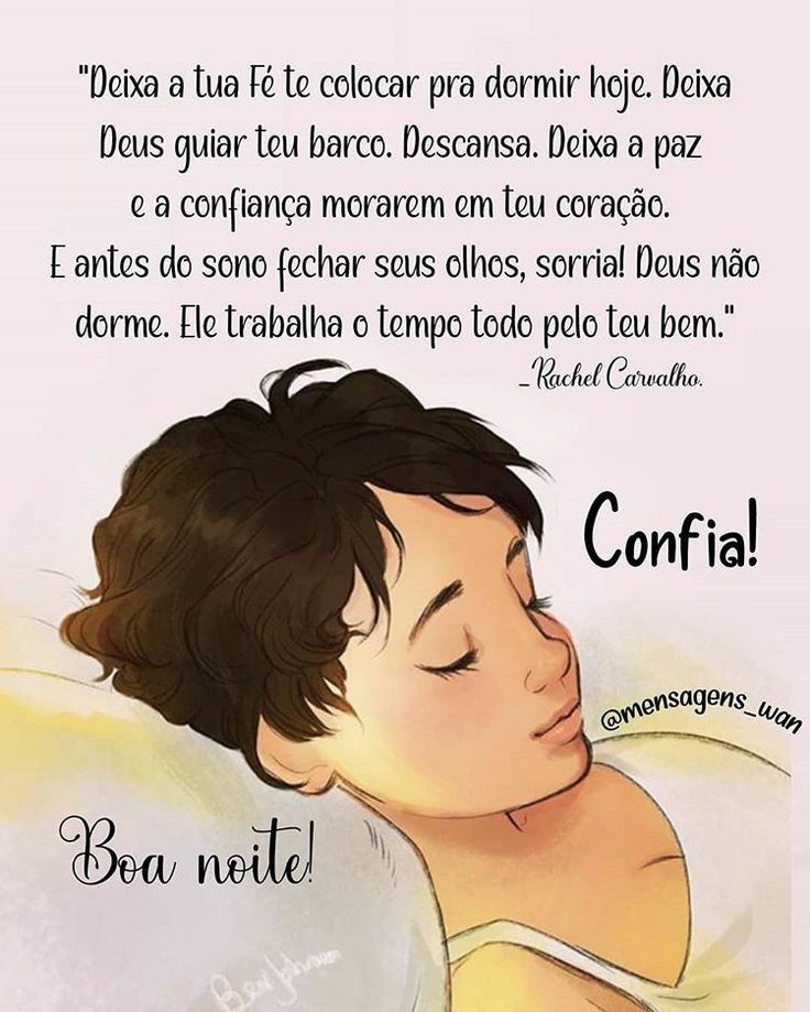 deixa a sua fé te coloca pra dormi hoje boa noite
