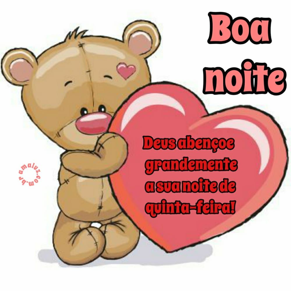 deus abençoe grandemente sua noite de quinta feira