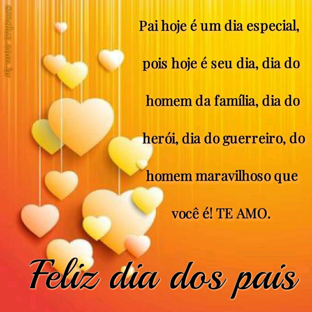 feliz dia dos pais hoje é um dia especial