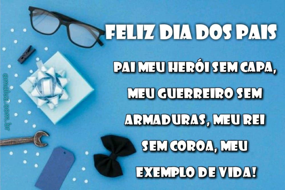 feliz dia dos pais para meu herói