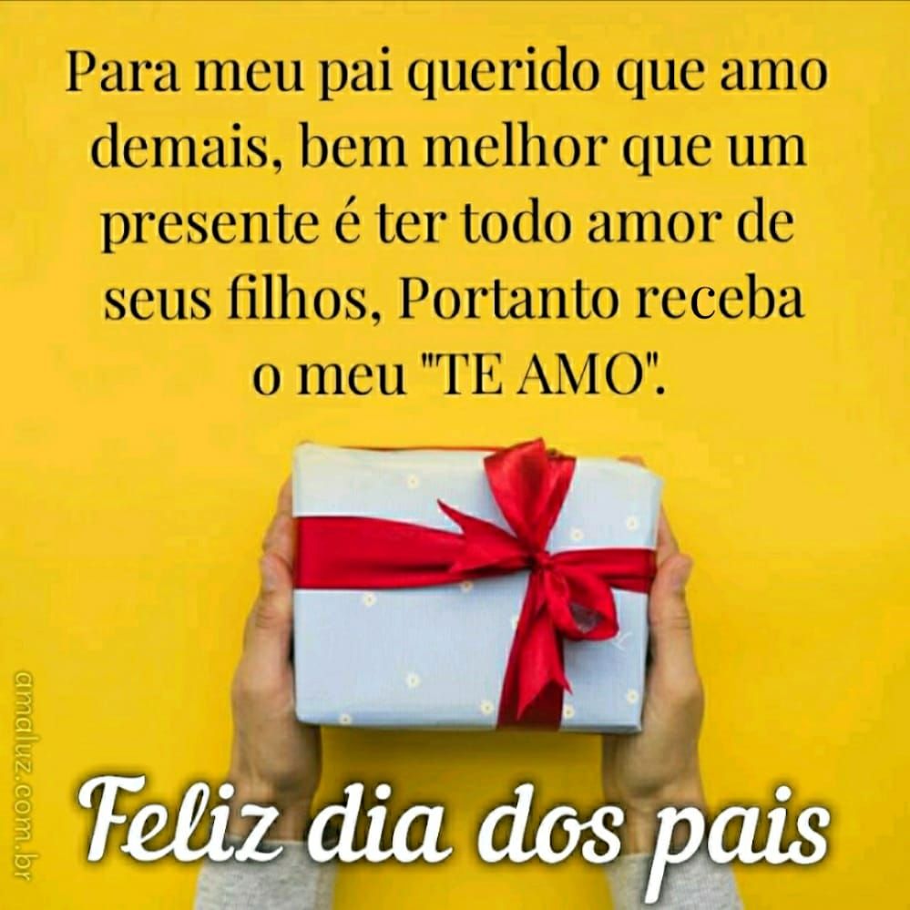 feliz dia dos pais para meu pai querido