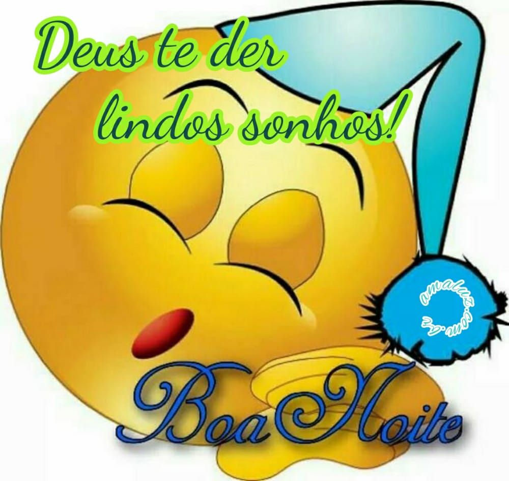 figurinha de boa noite deus te der lindos sonhos