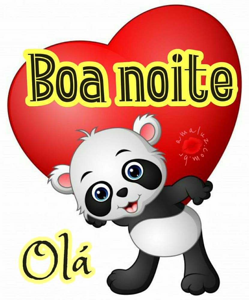 figurinha de ursu panda de boa noite