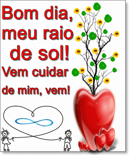 Gif bom dia meu raio de sol