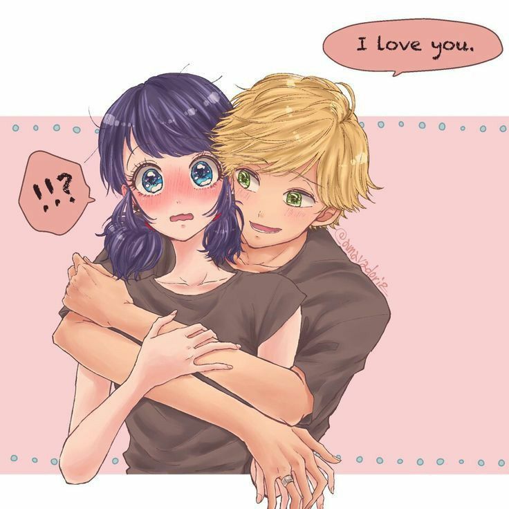 marinette e adrien em outros versões