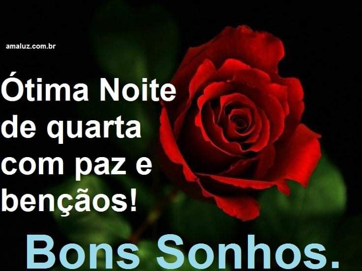 ótima noite de quarta com paz e benção