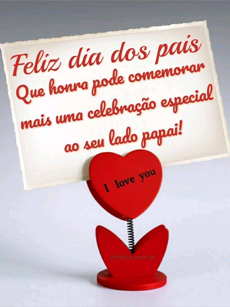 que hanra pode esta com você neste dia especial papai