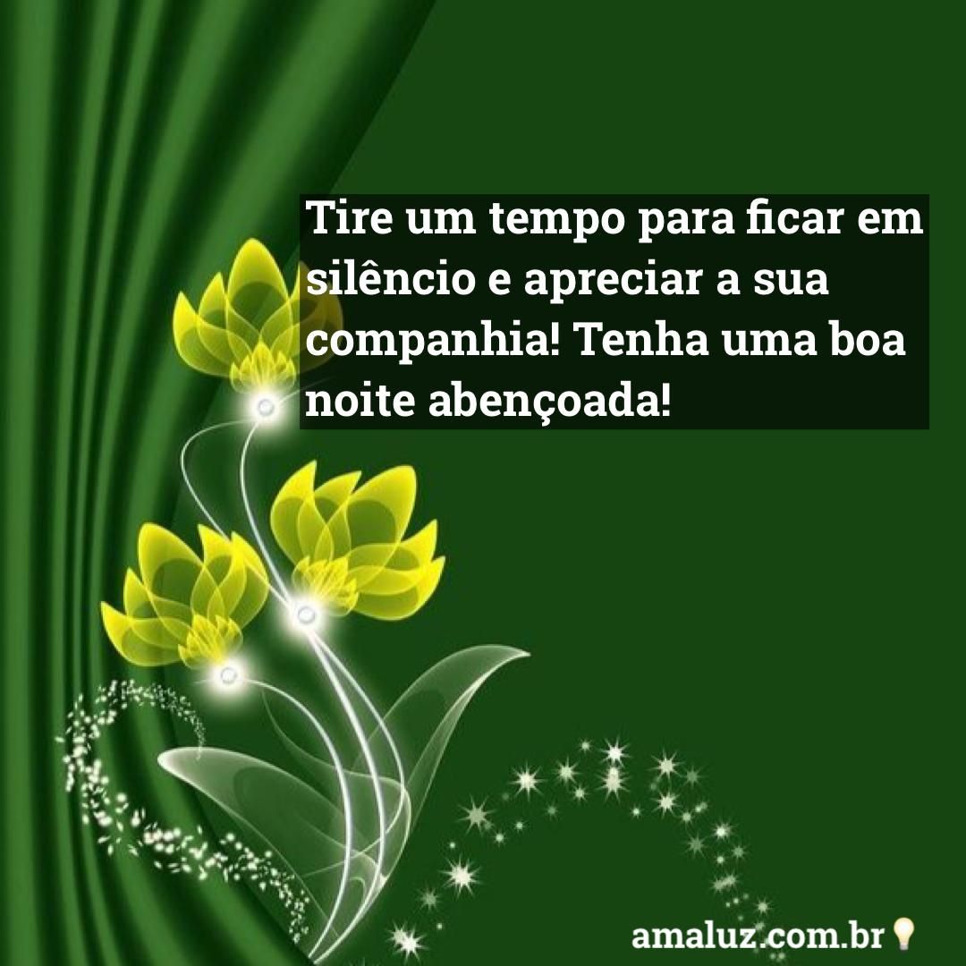 tenha uma boa noite abençoada