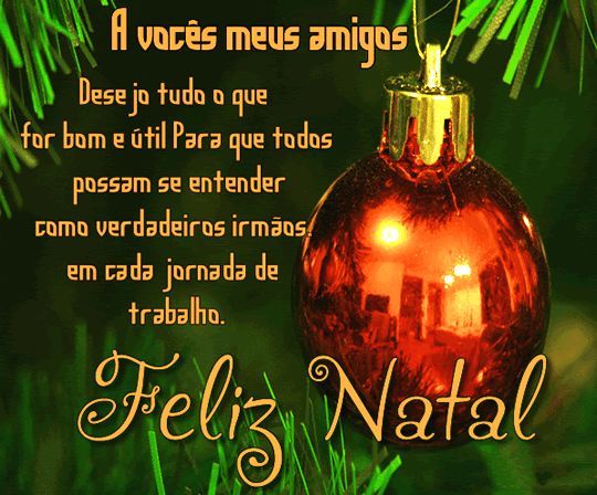 Fwliz natal a vocês meus amigos
