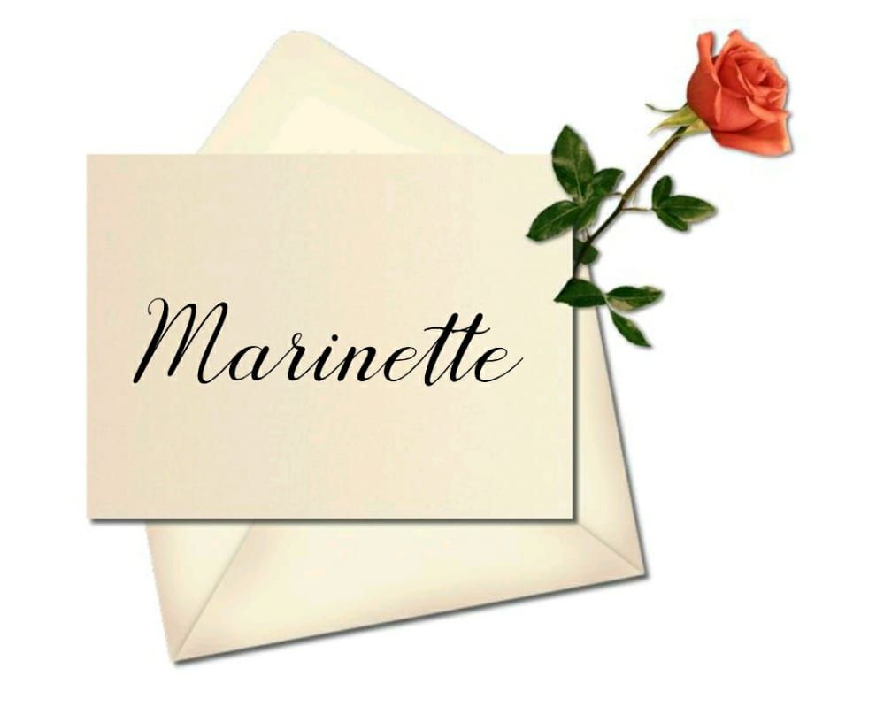 Marinette nome lindo de personagens