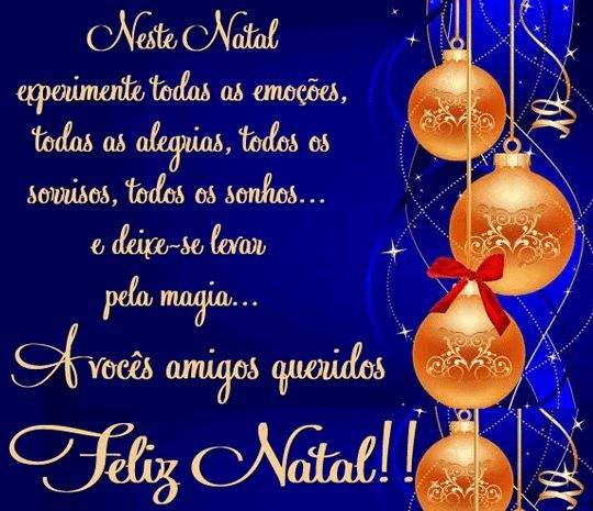 deixe se levar pela magia feliz natal querido amigos