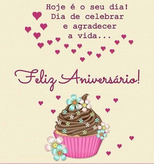hoje é o seu dia parabéns feliz aniversario