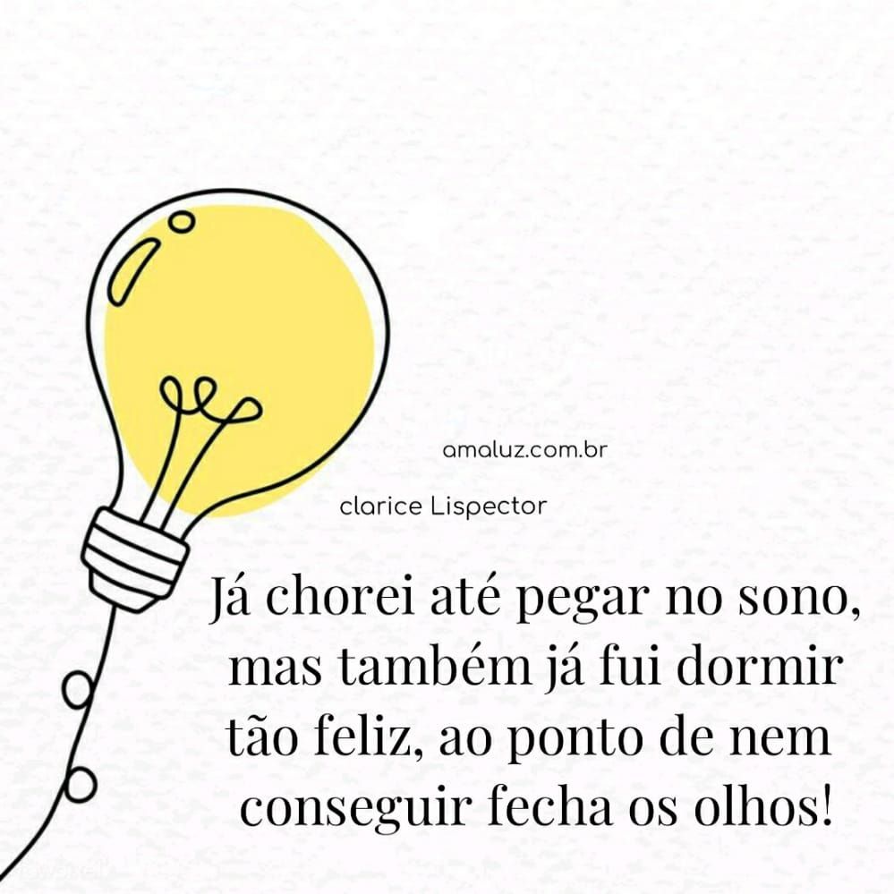 já chorei até pegar no sono mas tmabém ja dormi feliz