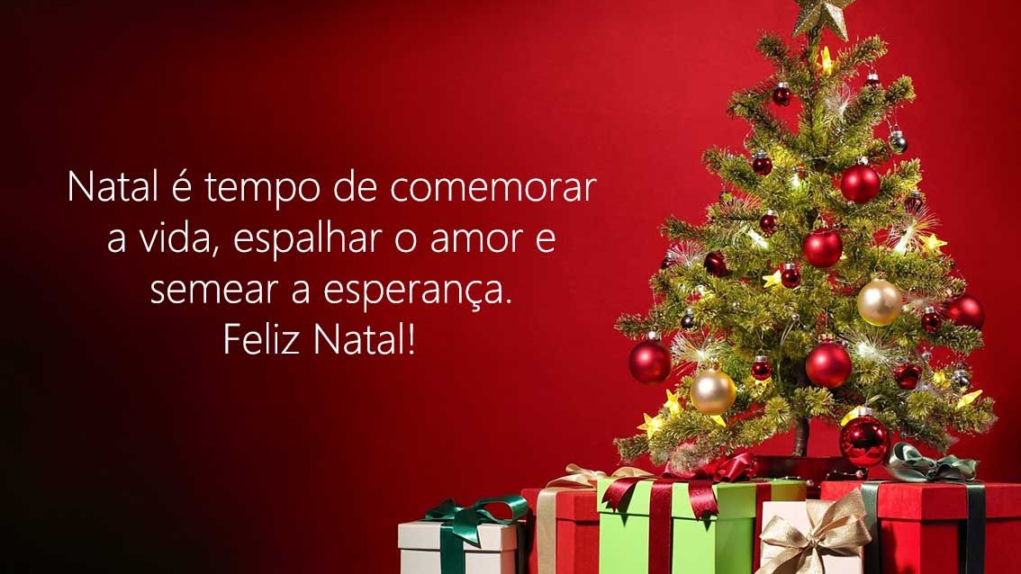 natal é tempo de comemorar a vida